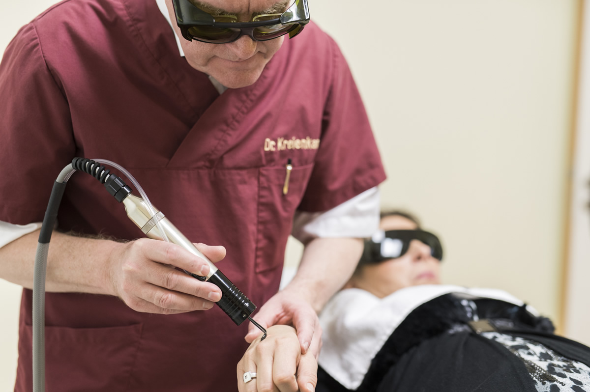 Gefäßbehandlung mittels Neodyn:YAG-Laser
